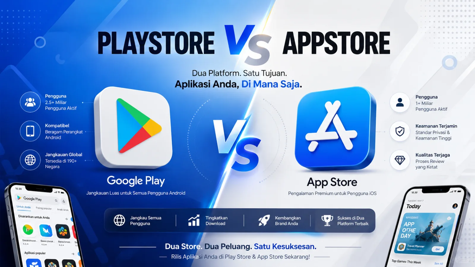 Syarat & Ketentuan Deploy Aplikasi ke Play Store dan App Store